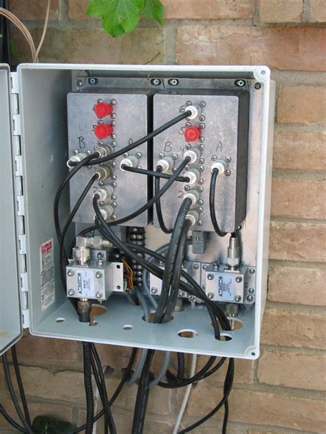 ham radio antenna junction box for wall|ethernet junction boxes.